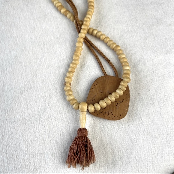 Tulsi Beads and Sandalwood Elephant Necklaces - Picture 2 of 4